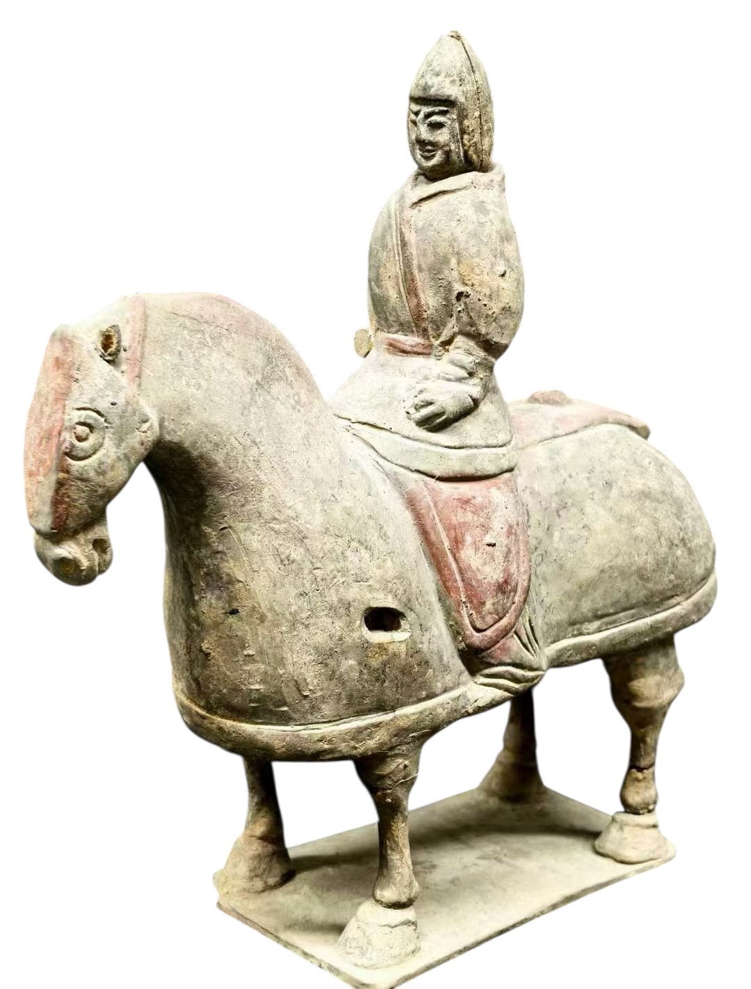 北魏 彩绘人马陶俑